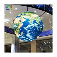 Écrans LED sphériques révolutionnaires de pointe pour intérieur et extérieur, écran LED mobile pour mur vidéo numérique électronique