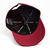 Gorra de Béisbol Personalizada con Logotipo Bordado en 3D, 100% Poliéster, Color Rojo, Estructurada, para Pickleball, con Correa Ajustable para Hombre