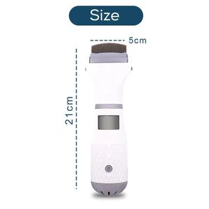 Electric <b>Pet</b> Flea Comb White Plastic Lice Cleaning <b>Brush</b> for Dog Grooming - Product Image 6