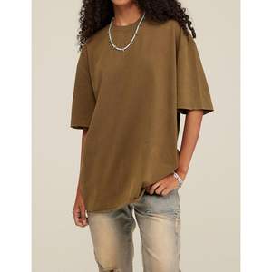 2025 lavage à l'acide Vintage unisexe à manches courtes Streetwear t-shirt hommes surdimensionné dégradé couleur coton T-Shirts femmes T-Shirts - Product Image 5