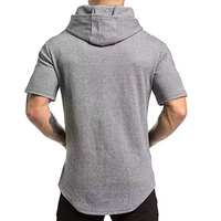 Sweat-shirts à capuche en molleton tricoté personnalisés avec logo pour hommes, parfaits pour la salle de sport et les sports d'été