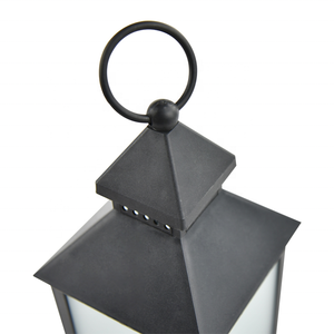 Lanterne LED à effet de flamme vacillante en aluminium pour table ou suspension, lumière d'ambiance de jardin - Product Image 4
