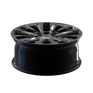Rines de Auto de 18-20 Pulgadas, 6 Orificios, Negro Brillante/Negro Pulido, Acabado Mecanizado, Ruedas Forjadas de Aleación de Aluminio de Alto Rendimiento, 5x114.3, 40 mm - Product Image 3