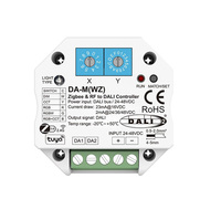 Convertidor Zigbee RF a DALI DA-M(WZ) Control Remoto Inalámbrico Alimentado por Bus DALI o 24VDC Compatible con DT6, DT8, DT7 para Iluminación