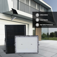 Projecteur solaire KCD à haute luminosité SMD IP66 pour stade de football, avec capteur de mouvement, 200w 300w 1000w, 6500k, lampe solaire LED