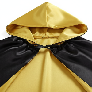 Capa de Superhéroe Unisex para Adultos, Disfraz de Dos Colores, Capa de Vestir Gótica Victoriana de Doble Cara, Largo, de Poliéster, en Existencia - Product Image 6