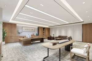 Bureau de gestionnaire avec classeur Bureau de rangement intégré pour l'administration de bureau - Product Image 2