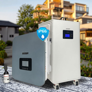 IP66อินเวอร์เตอร์พลังงานแสงอาทิตย์ไฮบริดแบบ6KW ผลิตในจีนพร้อมชุดแบตเตอรี่สำหรับระบบพลังงานไฟฟ้าในบ้าน - Product Image 1