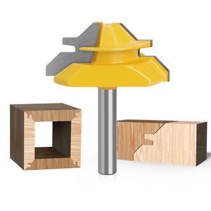 Joint de rainure de langue assembler des mèches de routeur rainure en T Tenon <span class=keywords><strong>fraise</strong></span> sculpture pour le travail du bois dents outils de coupe - Product Image 3