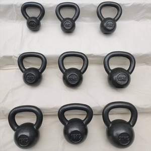 Kettlebell en acier massif durable, design fin, pour hommes et femmes, usage domestique, entraînement de squat, levée de hanche, mise en forme - Product Image 1