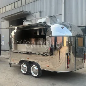 Chariot alimentaire électrique en acier inoxydable d'Australie, chariot alimentaire mobile d'extérieur avec certification CE - Product Image 1