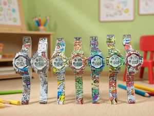 Orologi giocattolo per bambini in plastica, colori misti, unisex, 4-6 anni, set di orologi giocattolo educativi - Product Image 2