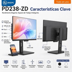<span class=keywords><strong>Monitor</strong></span> de <span class=keywords><strong>PC</strong></span> LED LCD IPS 4K UHD de 32 Pulgadas, <span class=keywords><strong>Monitor</strong></span> Gaming con HDR <span class=keywords><strong>y</strong></span> Altavoces, Interfaz DP para Equipos de Escritorio - Product Image 2