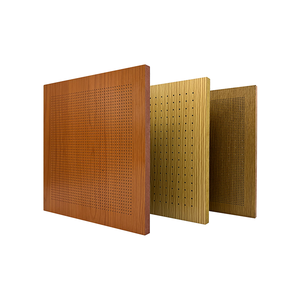 Paneles Acústicos de Madera Ecológicos Modernos OUYUAN, Directo de Fábrica, Perforados con Microporos para Hoteles, Estudios y Salas de Conferencias - Product Image 2