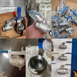 Dkv Thép Không Gỉ 304 316 Hai-Mảnh Của Nhãn Hiệu Bóng Van Bsp Npt Threaded 1000wog Đầy Đủ Cổng 2PC Bóng Van Cho Nước Dầu Khí - Product Image 5