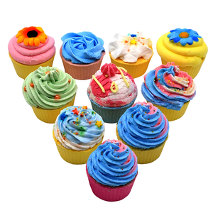 Vente chaude en gros, fabrication privée, étiquette personnalisée, 100% naturel, biologique, bain moussant en forme de beignets à la rose pour enfants, cadeau - Product Image 5