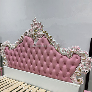 Stile europeo mobili camera da <span class=keywords><strong>letto</strong></span> in legno massello disegnato a mano francese intaglio rosa rosa intaglio principessa <span class=keywords><strong>letto</strong></span> - Product Image 6
