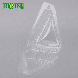 משולש ברור פלסטיק מאפה תיבת פרוסת מיני מוס עוגת תיבת יצרן - Product Image 4