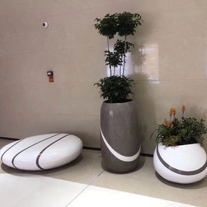 Fabricant Acrylique Surface Solide Design <span class=keywords><strong>Art</strong></span> Design pour Pots Bâtiment Commercial Hôtel Centre Commercial Utilisation - Product Image 1