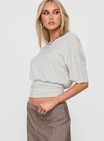 Haut court personnalisable pour femme, réversible, asymétrique à une épaule, froncé, taille ajustée, en maille extensible douce, 2-en-1, à manches courtes, style chemisier et t-shirt quotidien