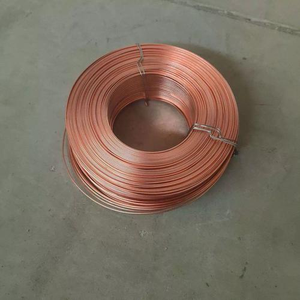 Copper Wire Coil Plain Weave Type 0.2mm-4mm Diameter Woven Steel Wire <b>Mesh</b> - Product Image 1
