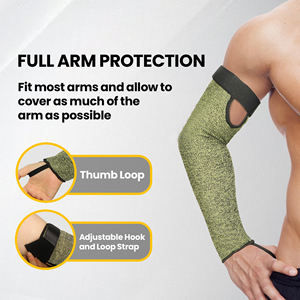 <span class=keywords><strong>Protège</strong></span>-bras longs de protection réglables toutes tailles s'adaptent à tous les manchons de sécurité anti-coupure de niveau 5 pour le soudage, la <span class=keywords><strong>cuisine</strong></span>, le toilettage des animaux de compagnie - Product Image 6