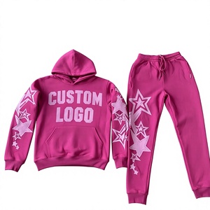 Conjunto de Sudadera Unisex para Parejas, Ropa Deportiva de Invierno, Sudadera con Capucha Lisa, Trajes Deportivos de Felpa para Hombre y Mujer - Product Image 1