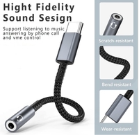 Câble audio USB C vers Aux + adaptateur audio USB C vers 3,5 mm à angle droit, compatible avec Samsung Galaxy S23