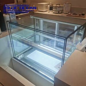 Réfrigérateur de table de présentation de <span class=keywords><strong>boulangerie</strong></span> et de gâteaux cuiseur refroidisseur de verre réfrigérateur de gâteau de <span class=keywords><strong>maison</strong></span> de dessert - Product Image 2