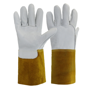 Guantes de Soldadura Tig de Cuero Vacuno de Primera Calidad, Logotipo Personalizado, Color, Diferentes Tamaños, Guantes de Seguridad - Product Image 4