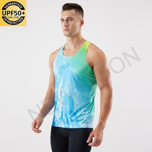Chaleco de Secado Rápido Personalizado con Impresión por Sublimación, Chaleco Transpirable para Correr Maratones de Verano para Hombre - Product Image 3