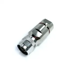 Braçadeira de conector tipo macho para alimentador, cabo flexível 1/2 LDF4-50A, cabo coaxial flexível Ldf 12 hélices, conector de alimentação