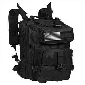 Sac à dos tactique 20L Factory, 7 compartiments, rembourré pour plus de confort, fermeture éclair robuste en denim, survie et camping - Product Image 1