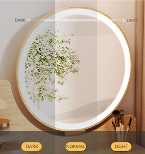 Bureau de maquillage led en <span class=keywords><strong>bois</strong></span> nordique pour filles, coiffeuse avec tiroirs <span class=keywords><strong>et</strong></span> miroir, chambre à coucher, <span class=keywords><strong>commode</strong></span> moderne pour femmes - Product Image 5
