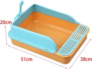 Toilette per Gatti Semi-Chiusa all'Ingrosso, Carina, Rimovibile, Deodorante, con Recinzione Alta, Lettiera per Gatti - Product Image 3