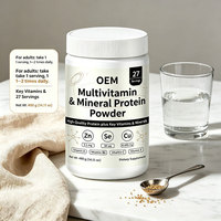 Poudre de protéines multivitaminées et minérales OEM, poudre nutritionnelle à marque privée pour complément alimentaire quotidien pour adultes