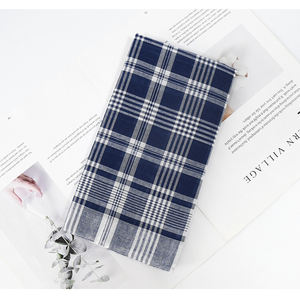 أحدث تصميم منديل مربع جيب للرجال من القطن الخالص 60*60 وشاح مربع مخطط متقلب - Product Image 5