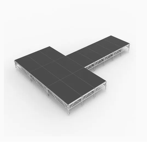 Conception modulaire d'étape en aluminium portative élégante d'ESI capacité de charge de 500kg installation rapide pour de petits mariages d'événements - Product Image 5