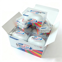 Jouet anti-stress souple et croustillant ASMR, jouet sensoriel à presser en forme de savon, soulagement de l'anxiété, son de craquement pour adultes 14+, boîte de présentation PVC