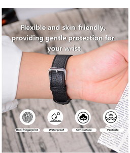 Bracelets de montre en cuir PU Litchi de luxe faits à la main sur mesure OEM Western 38 40 41 42 44 <span class=keywords><strong>45</strong></span> <span class=keywords><strong>mm</strong></span> pour <span class=keywords><strong>Apple</strong></span> Iwatch Series 4 5 6 - Product Image 4
