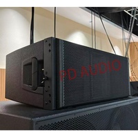 Système de sonorisation professionnel passif à 2 voies HDL212 avec deux haut-parleurs de 10 pouces en néodyme pour PA et événements en direct