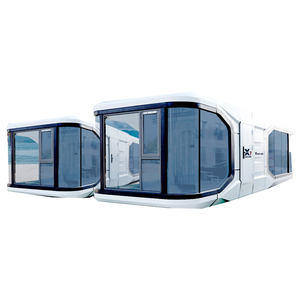Bon prix Maison mobile capsule spatiale <span class=keywords><strong>Petite</strong></span> maison moderne préfabriquée Maison <span class=keywords><strong>en</strong></span> conteneur Camping Pod - Product Image 1