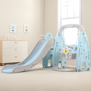 Toboggans d'intérieur populaires pour enfants avec balançoires en plastique, jouets de location pour fêtes, équipement de terrain de jeux - Product Image 6