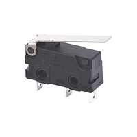 RENEW RS-5GL3A Micro-interrupteur subminiature à action rapide 5A, levier à charnière en acier inoxydable, momentané SPDT, interrupteur de fin de course CE IP40 pour usage domestique