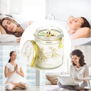 Manufacturer supplies plant-based soybean wax scented <b>candles</b> for the twelve zodiac signs, perfect for birthday <b>gifts</b> and - Product Image 3