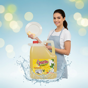 Líquido Lavavajillas con Aroma a Limón, Eliminador de Grasa Fuerte, Fórmula de Limpieza Profunda para Platos, Ollas, Sartenes y Utensilios de Cocina - Product Image 1