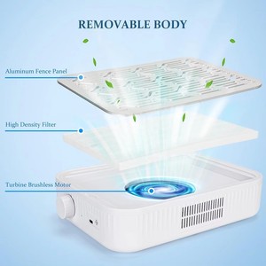 Nuevo Colector de Polvo para Uñas Acrílicas de 600 Pa con Filtro Reutilizable, Ventilador Aspirador de Polvo, Colector de Polvo Eléctrico para Uñas - Product Image 2