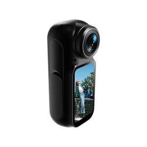 Caméra de poche portable avec stabilisateur anti-tremblement, enregistreur vidéo léger pour les aventures en plein air, le camping, le ski et la réalisation de vlogs - Product Image 4