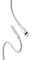 Câble de données USB Type-C en silicone de 1 m avec conducteur en cuivre pur pour téléphone portable (Android/iOS) - Transfert de données