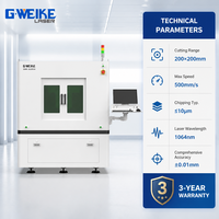 Machine de découpe laser picoseconde numérique IA 30W 50W 70W à chargement/déchargement automatique avec double manipulateur pour verre